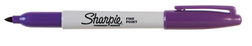 Sharpie Permanent Markers – Fine Purple – Econo Office & School