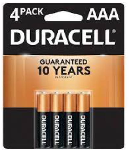 Duracell AAA Battery - 4 pack