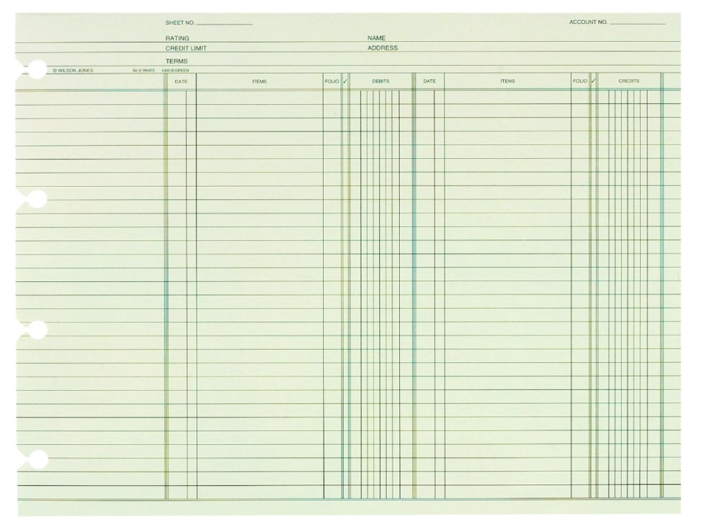 Balance Ledger Sheets – Wilson Jones (GN2B) – Econo Office & School ...